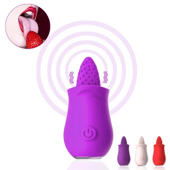 Minkšti Liežuvio Lyžis Vibratorius G spot Klitorio Stimuliatorius Mini Clit Sekso Žaislai Moterims Įkrovimo Spenelių Moterų Masturbator