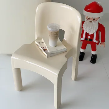 Modernus Minimalistinis Plastiko Valgomojo Kėdė Kambarį Retro Valgomojo Kėdės Dizaineris Atgal Kėdė, Namų Baldai