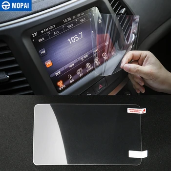 MOPAI 8 Cm Grūdintas Stiklas Screen Protector, Automobilių Lipdukai Automobilių GPS Navigacijos Ekrano Apsauginės Plėvelės Automobilių Priedai