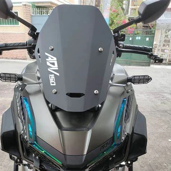 Motociklo Aliuminio ADV-150 priekinio Stiklo, Priekinio stiklo Priedai Honda ADV 150 ADV150 2019 2020 2021 2022 Vėjo Ekranas Extention