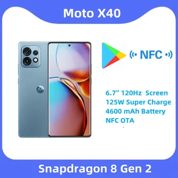 Motorola Moto X40 5G Telefonas Android 13 Snapdragon 8 Gen 2 6.7