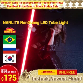 NANLITE Pavotube 15C 30C NanGuang LED Vamzdis Šviesos RGB Spalvų Šviesos 77cm 117cm 2700K-6500K Rankinei light Fotografijos
