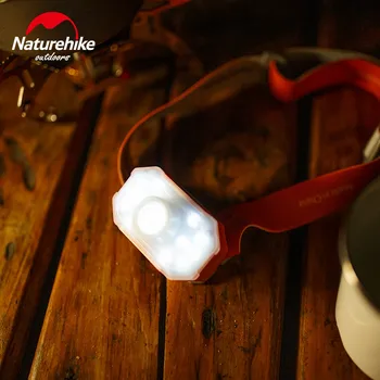 Naturehike Žvaigždės Daugiafunkcinis USB Įkraunamas LED Žibintų Galvos flashllight Kempingas Žibintų Pėsčiųjų Žibintai NH18T001-A