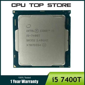 Naudojamas procesorius Intel Core i5-7400T i5 7400T 2.4 GHz Quad-Core Quad-Sriegis CPU Procesorius 6M 35W LGA 1151