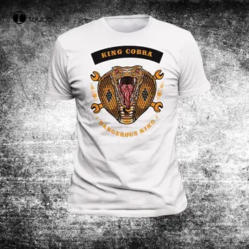 Nauja Vasaros Vyrų Drabužiai Marškinėliai T-Shirt King Cobra Gyvatė Medvilnės Marškinėliai Užsakymą Aldult Paauglių Unisex Skaitmeninis Spausdinimas Tee Marškinėliai