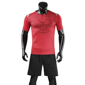 Naujas Atvykimo Vyrų futbolininkų Uniformas, Kvėpuojantis Futbolo Mokymo Rinkinių Quick Dry Tuščią Suaugusiųjų Komandos Sportinę Aprangą Spausdinti