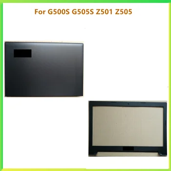 Naujas Nešiojamas LCD Back Cover Atveju Bezel Priekinis Rėmelis, Korpuso Dangtelis Atveju Vyriai Lenovo G500S G505S Z501 Z505
