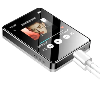 Nešiojamasis MP3 Grotuvas Bluetooth 5.0 Muzikos Stereo Garsiakalbis Mini MP4 Vaizdo Atkūrimą Su LED Ekraną, FM Radijo Įrašymas