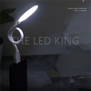 Nešiojamų LED mini naktį šviesos USB mobiliojo galios įkroviklis, kompiuteris lempos akių apsauga stalo lempa