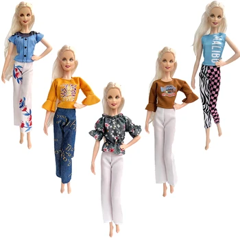 NK 5 Skirtingų Karštų Parduoti 30CM Princesė Mados Kelnes Apsirengti Drabužius Barbie Lėlės Priedai Geriausia Mergina Dovana Žaislas