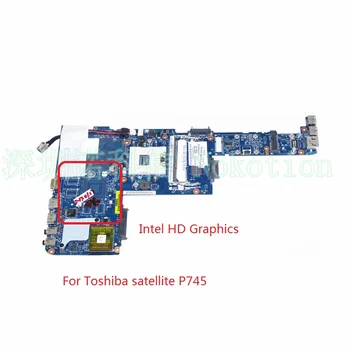 NOKOTION PBQAA LA-7101P K000123400, Skirtas Toshiba satellite P700 P740 P745 nešiojamojo kompiuterio motininė Plokštė DDR2 HM65