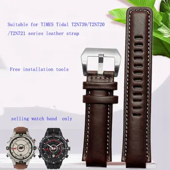 Odinis laikrodžio dirželis TIMEX banga Lauko vyrų watchband T2N721 T2N720 TW2T76300 TW2T76500 serija žiūrėti grandinės accessories24-16mm