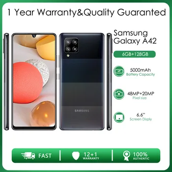 Originalus, Atrakinta Samsung Galaxy A42 5G A426B Viena Sim 6GB RAM 128 GB ROM 48MP 6.6