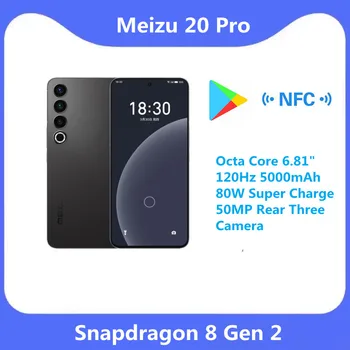 Originalus Meizu 20 Pro 5G Išmanųjį telefoną Snapdragon 8 Gen 2 Octa Core 6.81