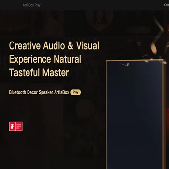 ORVIBO Bluetooth Dekoro Garsiakalbis ArtisBox Žaisti Creative Audio & Visual Patirtį Natūralių Skoningas Meistras