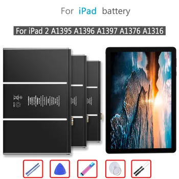pad2 6930mAh Baterija Apple iPad 2 iPad2 A1395 A1396 A1397 A1376 A1316