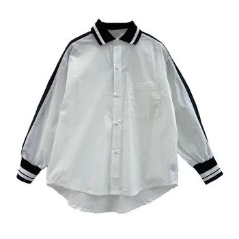 Pavasario Cool White Marškinėliai Vaikų Berniukų Drabužiai dėvėti Laisvus Mados Šou Streetwear Vaikai Topai Marškinėliai Paaugliams camisas