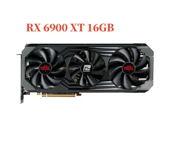 PowerColor AMD Radeon RX 6900 XT 16GB GDDR6 256bit 16000mhz Grafikos Plokštę, GPU žaidimų Kompiuterį kortele 16 gb vaizdo plokštė desktop