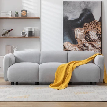 Prabangus Modernaus Stiliaus miegamojo Baldų Sofa, Medinės Kojos,Tinka Butai, Piešimo Kambarys