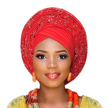 rait moterų gelee nigerijos skrybėlės moterims gele headtie jau padarė mados kepuraitės galvos apsiaustas aukštos kokybės