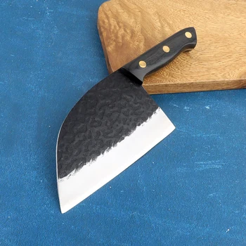 Rankinio kalimo nerūdijančio plieno, mėsininko peilis, Kinijos slicer kaulų cutter oda, serbijos chef peilis įrankis