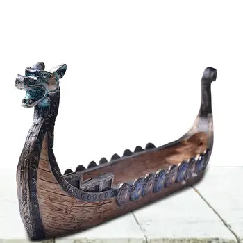 Retro Smilkalai Degiklių Tradicinės Kinų Dizaino Dragon Boat Smilkalų Lazdelės Laikiklis Degiklis Ranka Raižyti Drožyba Censer Papuošalai