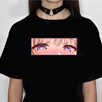 Senpai marškinėlius moterims anime harajuku manga viršaus mergina y2k drabužių streetwear
