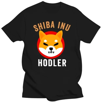 Shib Shiba Inu Kriptografijos Cryptocurrency Monetos Marškinėlius Vyrams Simbolinis Laisvalaikio Susagstomi Marškinėliai Madinga Topai Marškinėliai Laisvalaikio Marškinėliai