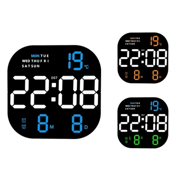 Skaitmeninis Stalinis Laikrodis LED Ekranas, Modernus Miegamojo Lovos Laikrodis LED Laikrodžiai, Namų Biuro Apdailos