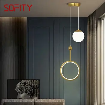 SOFITY Šiaurės Pakabukas Šviesos Šviestuvai LED Šiuolaikinio Paprasta Lempa Dekoratyvinis Namų Kambarį