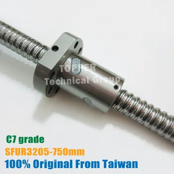 Taivano TBI 3205 kamuolys varžtą 750mm, su 5mm švino Ballnut SFU3205 už CNC dalys