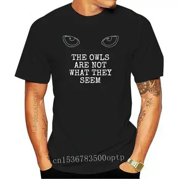 Tee Pelėdos Yra Ne Tai, Ką Jie Atrodo T-Shirt Įkvėpė Twin Peaks (David Lynch)