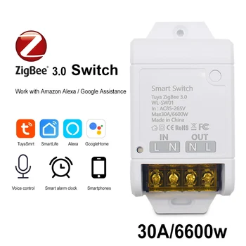 Tuya 20A 30A Zigbee Smart Switch 