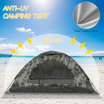 Ultralight Paplūdimio Palapinės Lauko Kempingas Palapinė Kelionės Akių tinklas, nepralaidus Vandeniui Anti-UV Tentas su Stogo Skydas Žvejybos, Žygiai Iškylą