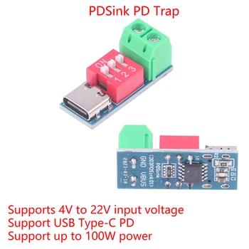 USB-C PD Sukelti Valdybos Modulis PD/QC Masalui Valdybos spartusis įkrovimas USB Tipas-c 12V Didelės Spartos Įkroviklio Galios Tiekimo Padidinti Modulis