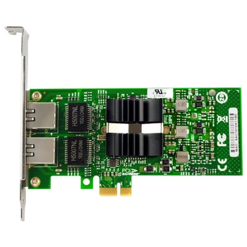 Už 82576-T2 Gigabit PCI-e Dual Port Adapteris Kortelės Darbalaukio 1000Mbps