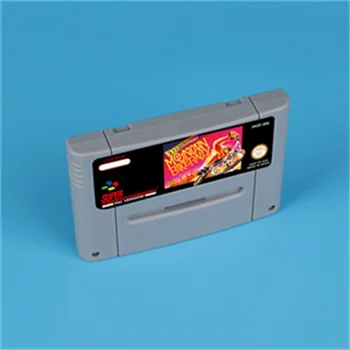 už Exertainment Kalnų Dviračių Ralis (Baterijos Išsaugojimas.) 16bit žaidimo kortelės EUR PAL versija SNES žaidimų konsolės
