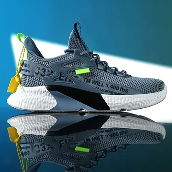 Vyriški nauji sportiniai batai, šviesiai atsitiktinis mados veikia elastinga laisvalaikio lauko tinklinio vasaros sporto teniso žmogus pėsčiomis 2022 dydis