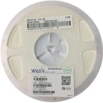 Walsin/ SMD Daugiasluoksnius Keraminius Chip Kondensatorius 0603N181J500CT 0603 180PF 50V NPO KD 5%