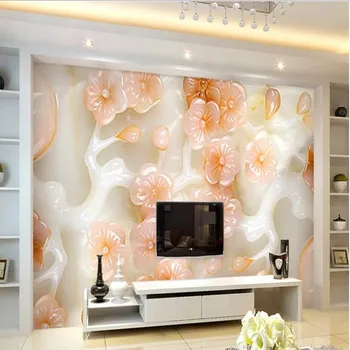 wellyu Pritaikyti didelės apimties freskomis svajonė HD jade, slyvų fono sienos tapetai papel de parede para quarto