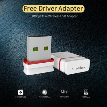 Wifi Adapteris, Mini Belaidžio Tinklo Kortelė 150Mbps AP Funkcija 2.4 G, Windows PC Imtuvas, Wifi Dongle Plug And Play
