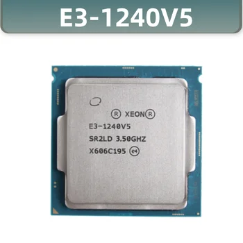 Xeon E3-1240V5 3.5 GHz Quad-Core Aštuonių Siūlų CPU Procesorius 80W LGA 1151