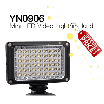 YONGNUO YN0906 54LED Profesionalus LED Vaizdo Šviesos Lempos Fotografija Apšvietimo Canon Nikon Sony DSLR