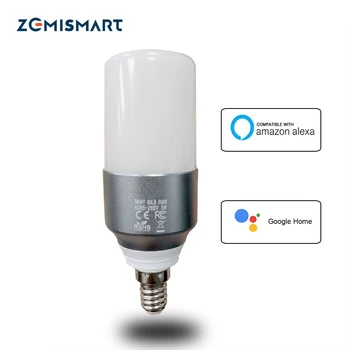 Zemismart E14 Lemputės RGBW LED Smart Žvakių Šviesoje Dirbti su Alexa Echo 