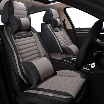 ZHOUSHENGLEE Universalus Linų Automobilių Sėdynių užvalkalai už olls-Royce Ghost 
