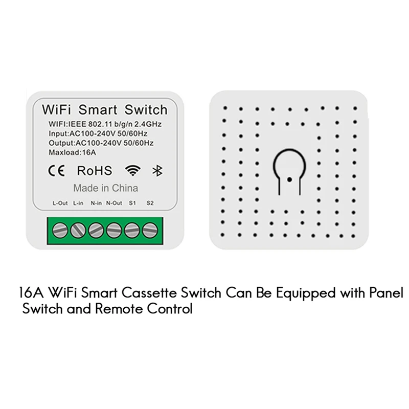 4X Tuya 16A Wifi MINI Smart Switch 