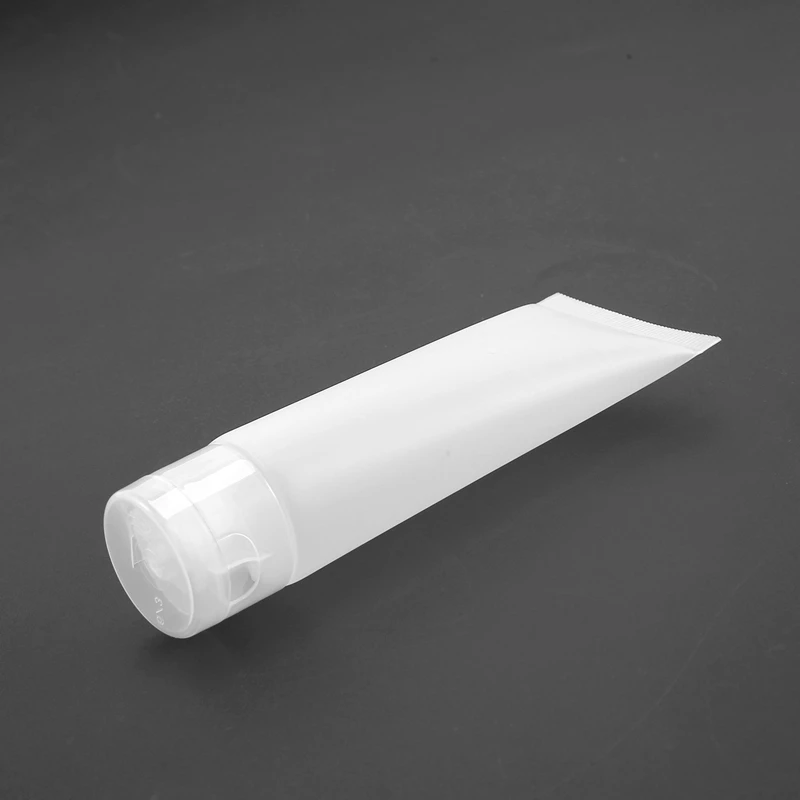50Pcs 50Ml Matinio stiklo skaidraus Plastiko Minkštas Vamzdžiai Tušti Kosmetikos Balta Emulsija (Losjonas, Pakavimo Talpyklos