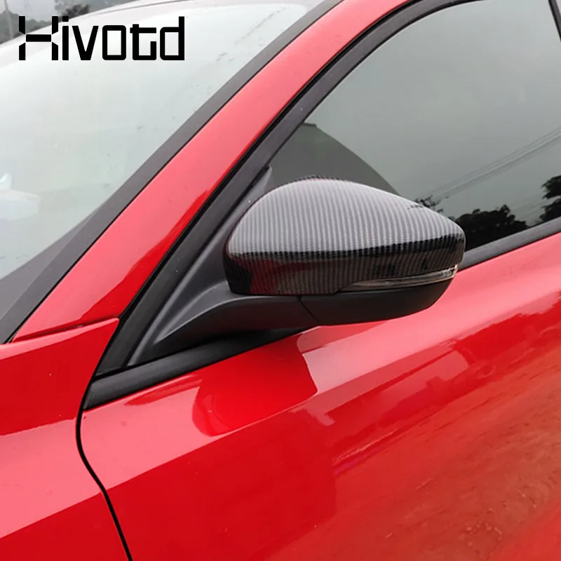 Automobilio Stilius Galinio vaizdo Šoniniai Veidrodėliai Padengti Išorės Apdailos ABS Chrome 