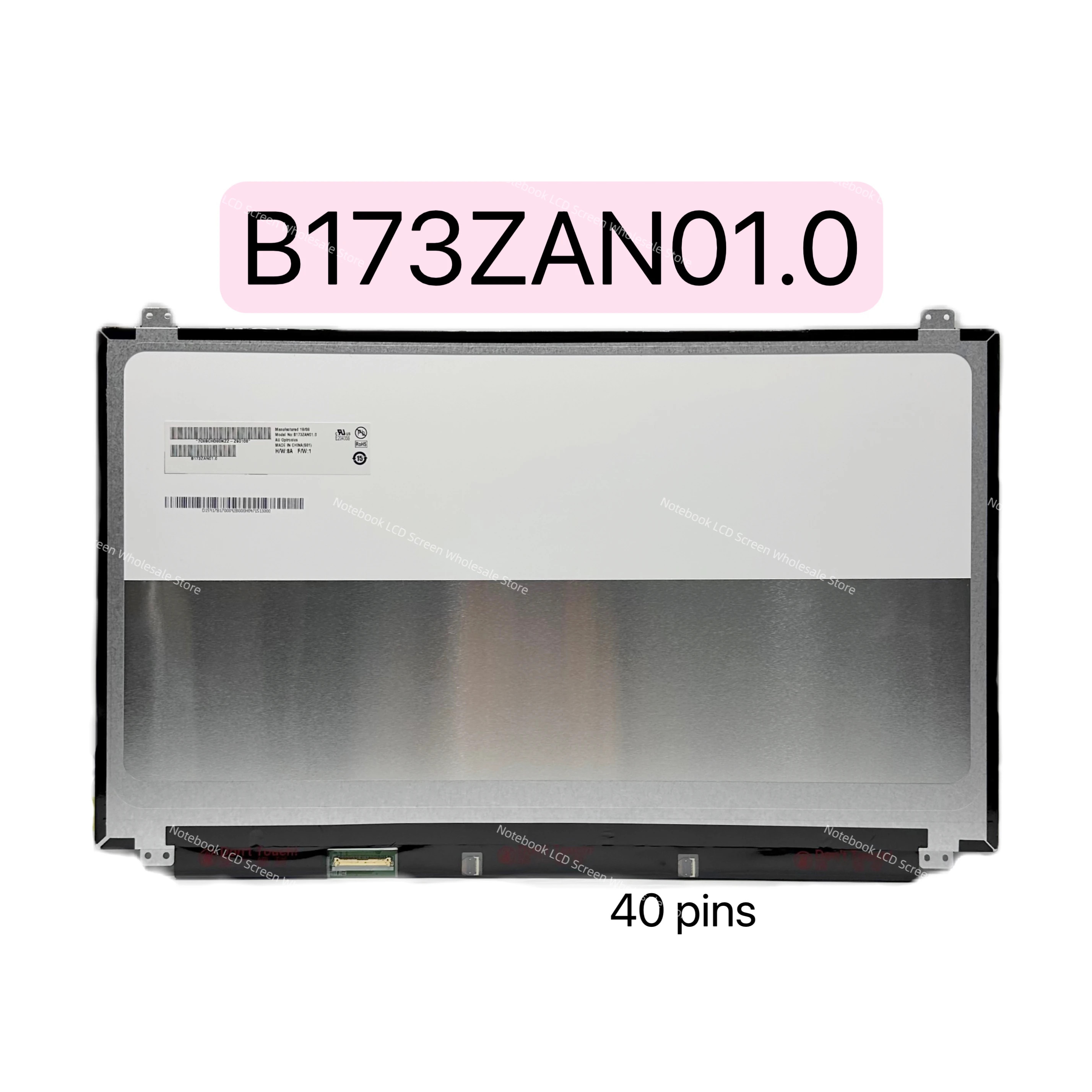 B173ZAN01.0 B173ZAN01.1 B173ZAN01.2 B173ZAN01.4 N173DSE-G31 4K IPS Nešiojamas LCD ekrano Pakeitimas Skydelis Matrix Originalas