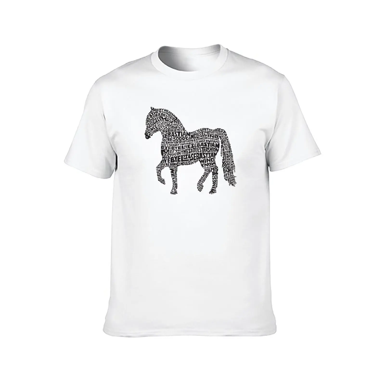 Bye Bye Lil Sebastian Calligram // Parkų & Poilsio T-Shirt korėjos mados vintage marškinėliai T-marškinėliai vyrams medvilnės